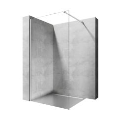 Rea Aero mampara de ducha 80 cm cromo brillante/vidrio transparente REA-K7552