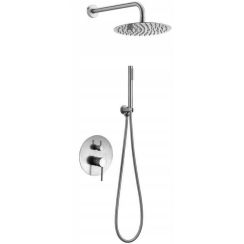 Rea conjunto de ducha empotrado cromo REA-P8007