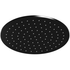 Steinberg 100 ducha con efecto lluvia 25x25 cm circular negro 1001686S