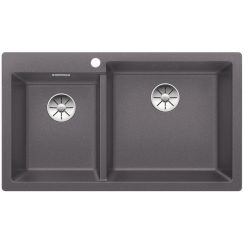 Blanco Pleon 9 fregadero de granito 86x50 cm gris/grafito/ónix 523058