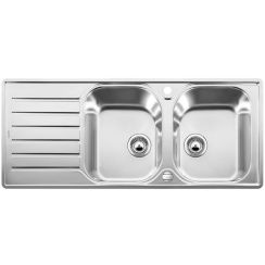 Blanco Lantos 8 S-IF Compact fregadero de acero 116x50 cm acero 519713