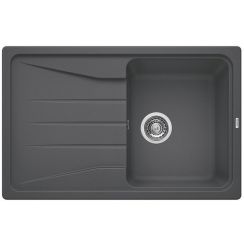 Blanco Sona 45 S fregadero de granito 78x50 cm gris/grafito/ónix 519663
