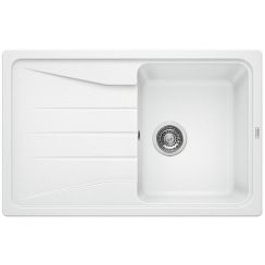 Blanco Sona 45 S fregadero de granito 78x50 cm blanco 519665