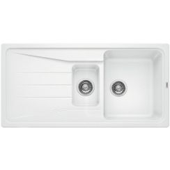 Blanco Sona 6 S fregadero de granito 100x50 cm blanco 519855