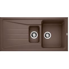 Blanco Sona 6 S fregadero de granito 100x50 cm marrón 519859