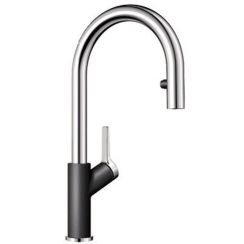 Blanco Carena-S Vario grifo de cocina de pie cromo-antracita 521358