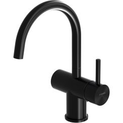 Steinberg 100 grifo para lavabo de pie negro 1001500S