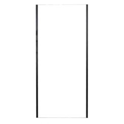 Rea Rapid mampara de ducha 90 cm negro mate/vidrio transparente REA-K6422