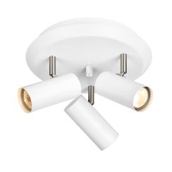 Markslöjd Barcelona lámpara de techo 3x12 W blanco 107349