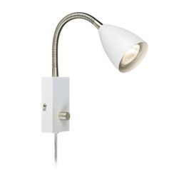 Markslöjd Ciro lámpara de pared 1x7 W blanco-acero 107410