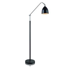 Markslöjd Fredrikshamn lámpara de pie 1x40 W negro 105023