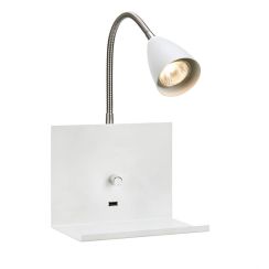 Markslöjd Logi lámpara de pared 1x7 W blanco 107140
