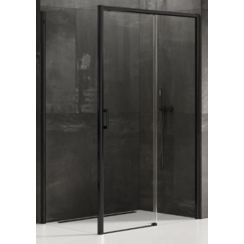 New Trendy Prime Black kabina prysznicowa 120x100 cm prostokątna prawa czarny mat/szkło przezroczyste D-0321A/D-0130B
