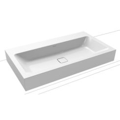 Kaldewei Cono lavabo 90x50 cm rectangular sobre encimera blanco 902206003001