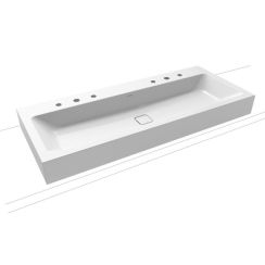 Kaldewei Cono lavabo 120x50 cm rectangular clásico blanco 902706053001