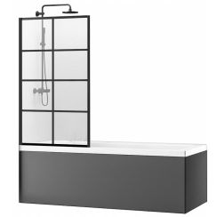Rea Lagos-1 Fix parawan nawannowy 80 cm profile czarne REA-K4561