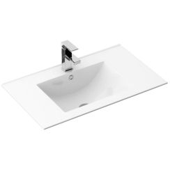Rea Dafne lavabo 61.5x46.5 cm rectangular empotrado blanco REA-U0786