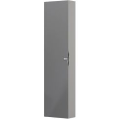 Oristo Siena armario 40x17x160 cm suspendido, lateral gris OR45-SB1D-40-12
