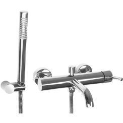 Rea Lungo grifo de bañera y ducha a pared cromo REA-B6641