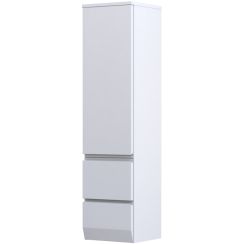 Oristo Brylant armario 35x34.5x141.9 cm suspendido, lateral blanco OR36-SB1D2S-35-1-P
