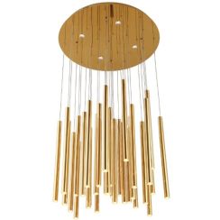 MaxLight Organic Gold lámpara colgante x3 W oro P0242D