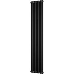 Instal Projekt Tubus 2 radiador decorativo 149.3x38 cm podłączenie inferior negro TUB2-150/08D50C31