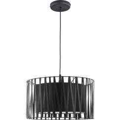 TK Lighting Harmony lámpara colgante 1x25 W negro 1654