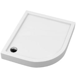 Schedpol Competia plato de ducha semicircular 100x80 cm blanco 3.0172