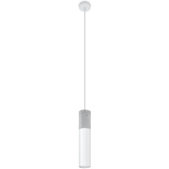Sollux Lighting Borgio lámpara colgante 1x40 W blanco-hormigón SL.0647