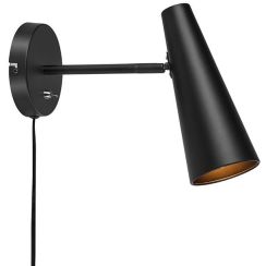 Markslöjd Peak lámpara de pared 1x40 W negro 107898