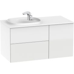 Roca Beyond lavabo con mueble 100 cm blanco A851389806