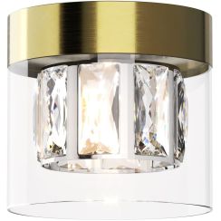 Zuma Line Gem lámpara de techo 1x28 W transparente-marrón C0389-01A-0FD2
