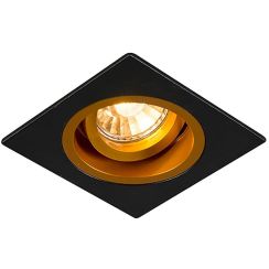 Zuma Line Chuck lámpara empotrada 1x50 W negro-oro 92706-N