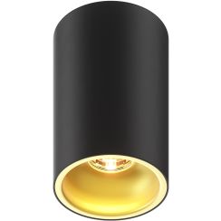Zuma Line Deep lámpara de techo 1x50 W negro-dorado 89313-N