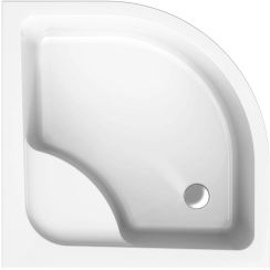 Polimat Pako plato de ducha semicircular 90x90 cm blanco 00087