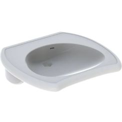 Geberit Vitalis lavabo 55x55 cm clásico para discapacitados blanco 221556000