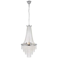 Markslöjd Allington lámpara colgante 3x25 W cromo-transparente 108125