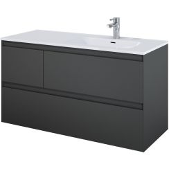 Elita Split armario 120x45.8x63.5 cm suspendido, para lavabo antracita RE012005156010