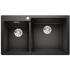 Blanco Pleon 9 fregadero de granito 86x50 cm negro 525958