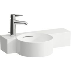 Laufen Val lavabo 55x31.5 cm semicircular clásico blanco H8152830001091