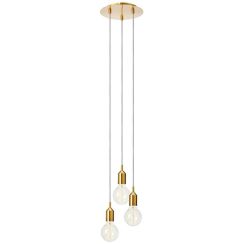 Markslöjd Bronx lámpara colgante 3x60 W marrón 108099