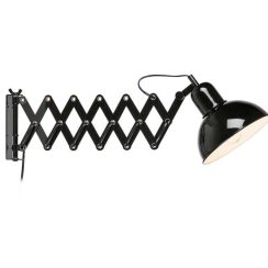 Markslöjd Riggs lámpara de pared 1x60 W negro 108105