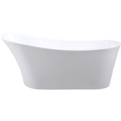 Besco Calima bañera exenta 170x74 cm oval blanco #WAS-170-C