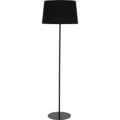 TK Lighting Maja Black lámpara de pie 1x60 W negro-madera 2920