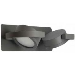 Mantra Iguazu lámpara de pared para exteriores 2x10 W gris 6769