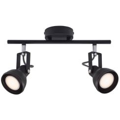 Nordlux Aslak lámpara de techo 2x35 W negro 45730103