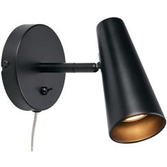 Markslöjd Crest lámpara de pared 1x7 W negro 108200