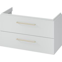 Cersanit Larga armario 99.4x44.4x57.2 cm suspendido, para lavabo gris S932-078