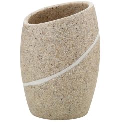 Kela Talus kubek na szczoteczki beżowy 20296