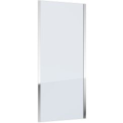 Omnires Bronx mampara de ducha 80 cm cromo brillante/vidrio transparente 10P80CRTR
